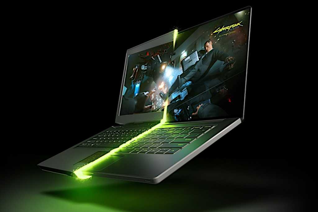 Nvidia Rtx 50 Series Gaming Laptop With Cyberpunk On Screen Promo.jpg