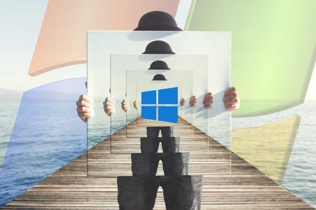 Windows logos man with derby hat holding mirrors canvas dock ocean 100764713 orig.jpg